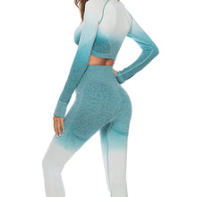 Load image into Gallery viewer, Peach Women's Hip-Lifting Quick-Drying Fitness Pants Running Sports Yoga Pants Stretch Hip Lift Skinny Yoga Clothes Suit