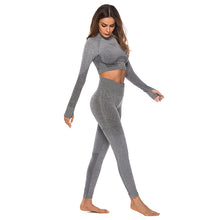 Load image into Gallery viewer, Peach Women's Hip-Lifting Quick-Drying Fitness Pants Running Sports Yoga Pants Stretch Hip Lift Skinny Yoga Clothes Suit