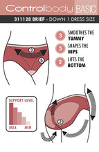 Load image into Gallery viewer, Control Body 311128 Shaping Brief Nero
