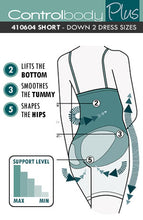 Load image into Gallery viewer, Control Body 410604 High Waist Long Shaping Shorts Nero