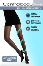 Load image into Gallery viewer, Control Body 920152D Shaping Tights Nero