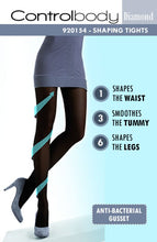 Load image into Gallery viewer, Control Body 920154D Shaping Tights Nero