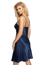 Load image into Gallery viewer, Irall Elodie Nightdress Navy
