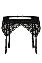 Load image into Gallery viewer, Roza Lagerta Suspender Belt Black
