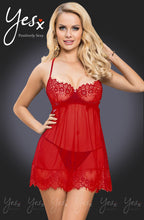 Load image into Gallery viewer, YesX YX952 Red Babydoll Set
