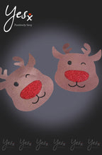 Load image into Gallery viewer, YesX YX960 Brown/Red Reindeer Nipple Covers
