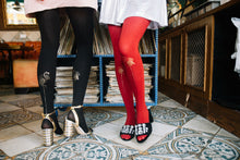 Load image into Gallery viewer, Zohara "Miami Night" Black Tights