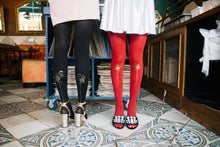 Load image into Gallery viewer, Zohara "Miami Night" Black Tights