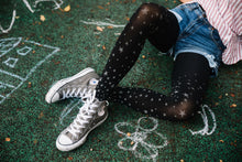 Load image into Gallery viewer, Zohara "Rise And Shine" Silver Print Tights
