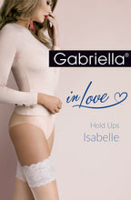 Load image into Gallery viewer, Isabelle Hold Ups Natural/Blue