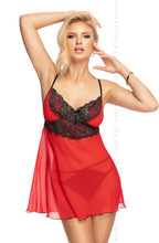 Load image into Gallery viewer, Irall Erotic Oriana Babydoll Red