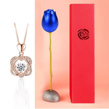 Load image into Gallery viewer, Rose Delight (Luxury Necklace Exquisitely Packaged in a Rose Gift Box)