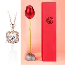Load image into Gallery viewer, Rose Delight (Luxury Necklace Exquisitely Packaged in a Rose Gift Box)