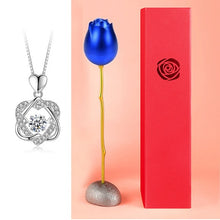 Load image into Gallery viewer, Rose Delight (Luxury Necklace Exquisitely Packaged in a Rose Gift Box)