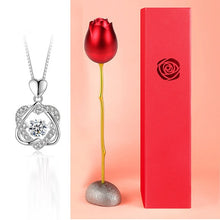Load image into Gallery viewer, Rose Delight (Luxury Necklace Exquisitely Packaged in a Rose Gift Box)