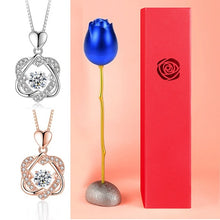 Load image into Gallery viewer, Rose Delight (Luxury Necklace Exquisitely Packaged in a Rose Gift Box)