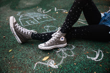 Load image into Gallery viewer, Zohara "Hollywood Boulevard" Black Tights