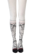 Load image into Gallery viewer, Zohara "Waikiki Nights" Cream Tights