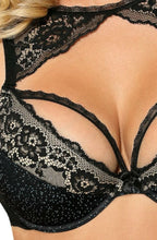 Load image into Gallery viewer, Roza Kena Black Push Up Bra