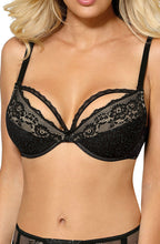 Load image into Gallery viewer, Roza Kena Black Push Up Bra
