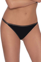 Load image into Gallery viewer, Roza Lea Thong Black