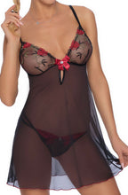 Load image into Gallery viewer, Roza Rufina Chemise Black