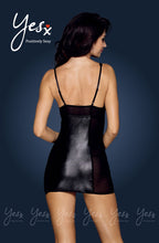 Load image into Gallery viewer, Yesx YX187 2pc Dress &amp; Thong Black
