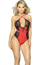 Load image into Gallery viewer, YesX YX231 Black &amp; Red Teddy
