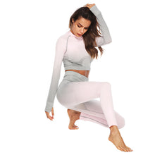 Load image into Gallery viewer, Peach Women＇s Hip-Lifting Quick-Drying Fitness Pants Running Sports Yoga Pants Stretch Hip Lift Skinny Yoga Clothes Suit
