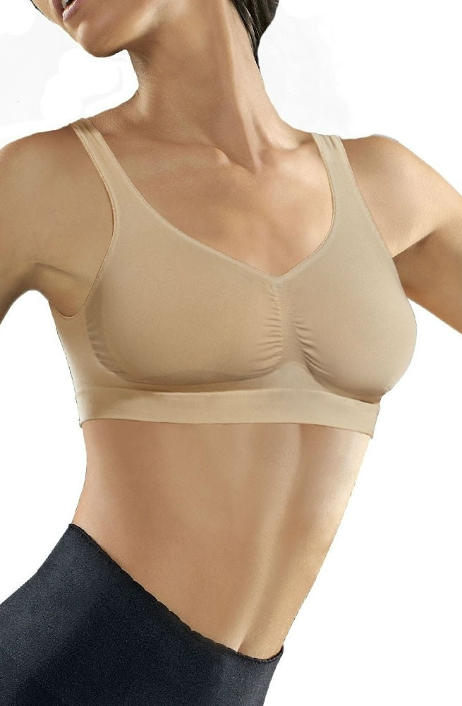 Medium Compression Push Up Bra Skin