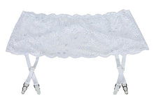 Load image into Gallery viewer, Shirley of Hollywood SoH 20146 Lace Suspender Belt White One Size
