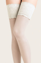 Load image into Gallery viewer, Gabriella Calze Exclusive 201 Hold Ups Bianco

