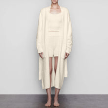 Load image into Gallery viewer, Women＇s Clothes Casual Fashion Plush Lace-up Long Cardigan Belted Bathrobe Homewear Coat
