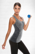 Load image into Gallery viewer, Control Body 212185 Sporty Tank Top With Bra Melange/Grey
