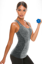 Load image into Gallery viewer, Control Body 212185 Sporty Tank Top With Bra Melange/Grey
