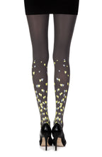 Load image into Gallery viewer, Zohara &quot;Queen Of Hearts&quot; Grey Print Tights
