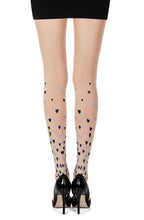 Load image into Gallery viewer, Zohara &quot;Queen Of Hearts&quot; Powder Print Tights
