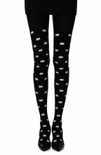 Load image into Gallery viewer, Zohara &quot;Super Hero&quot; Black Print Tights
