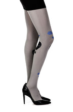 Load image into Gallery viewer, Zohara "Hot Air Balloon" Grey Print Tights
