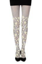 Load image into Gallery viewer, Zohara &quot;Confetti&quot; Grey Print Tights
