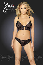 Load image into Gallery viewer, YesX YX234 Black Bra Set
