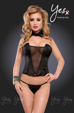 Load image into Gallery viewer, YesX YX800 Corset Set Black
