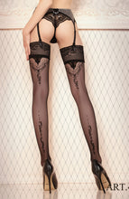 Load image into Gallery viewer, Ballerina 423 Hold Ups Nero (Black)
