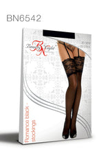 Load image into Gallery viewer, Romance Stockings Black
