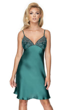 Load image into Gallery viewer, Irall Emerald II Nightdress Dark Green
