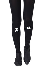 Load image into Gallery viewer, Zohara &quot;Kiss And Tell&quot; Light Grey Print Tights
