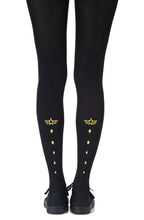 Load image into Gallery viewer, Zohara &quot;Top Gun&quot; Yellow Print Tights
