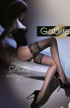Load image into Gallery viewer, Gabriella Calze Exclusive 201 Hold Ups Bianco
