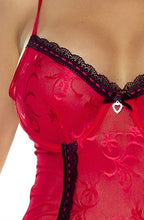 Load image into Gallery viewer, Solo Una Noche Chemise Red
