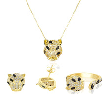 Load image into Gallery viewer, Luxury Leopard 4-Piece Jewelry Set
